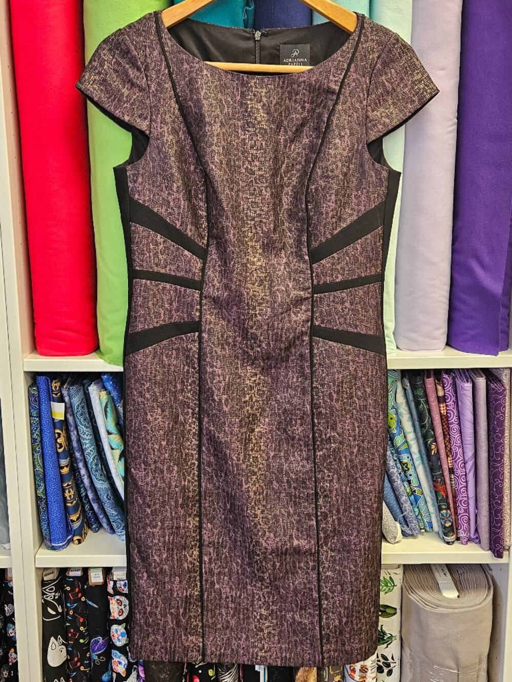 Adrianna Papell Cap Sleeve Sheath Dress